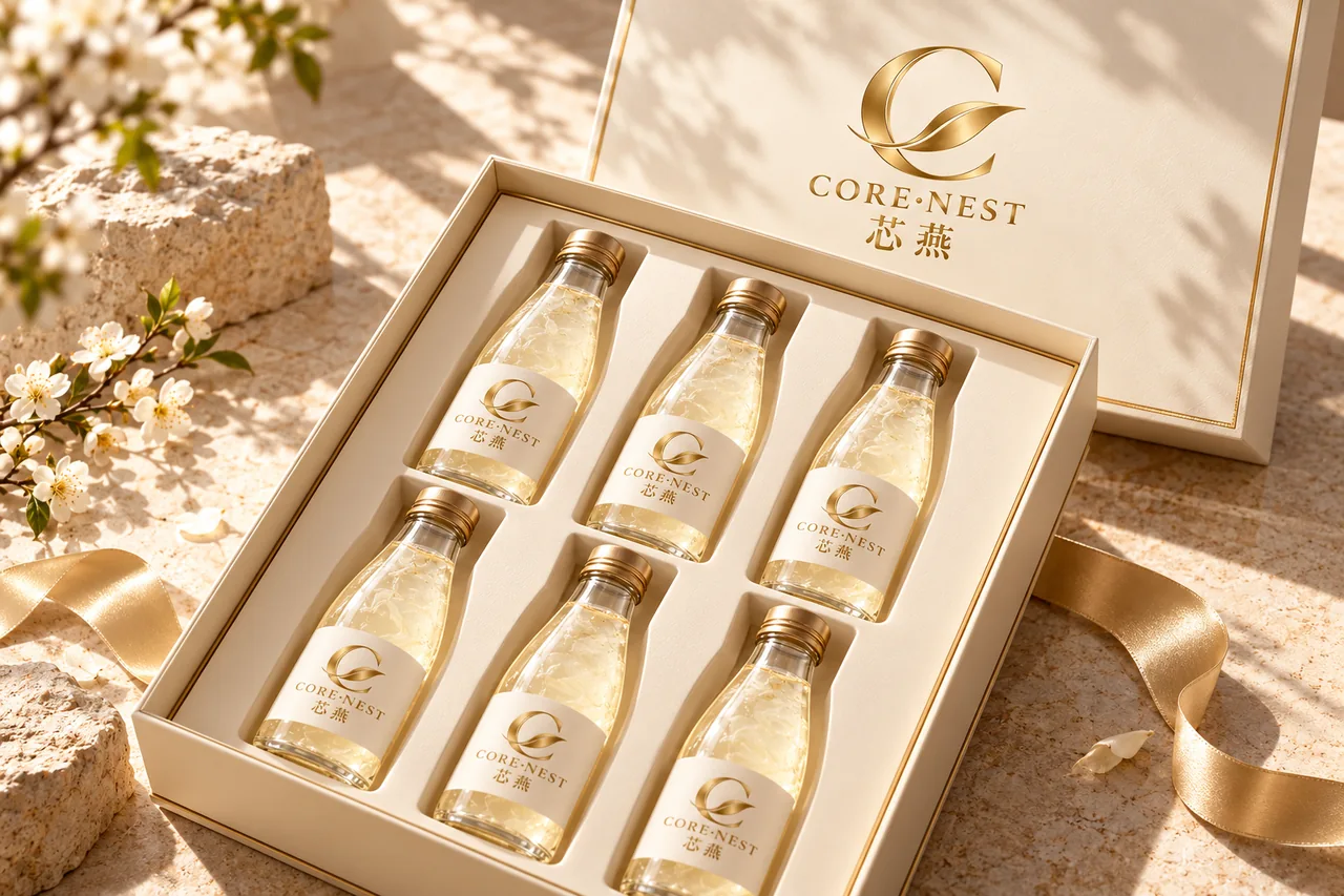 CORE·NEST six-bottle bird’s nest gift box